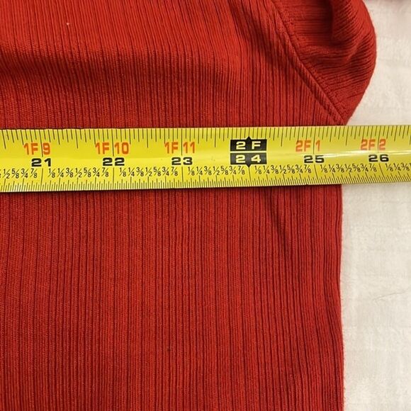Calvin Klein Vintage Red Knit Shirt Mens Size XXL 2X Cotton Made in USA - Picture 6 of 11